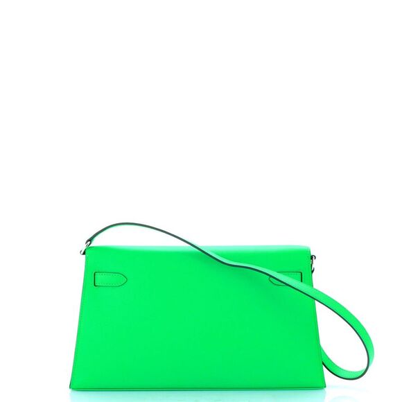 Hermes Kelly Elan Shoulder Bag Madame Green - Picture 4 of 9